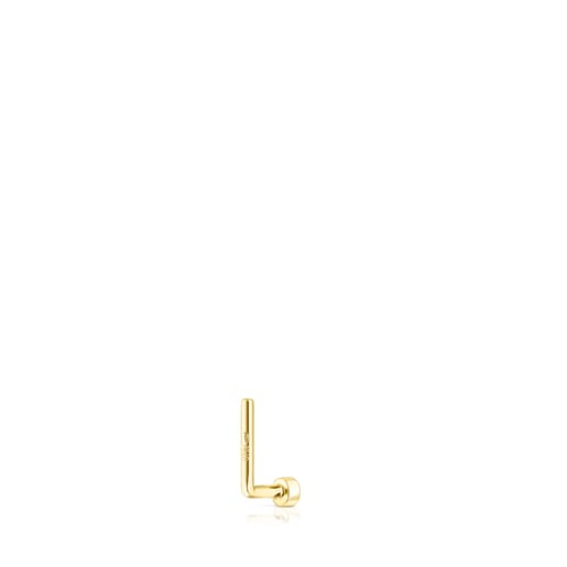 TOUS Gold TOUS Basics nose Piercing with diamond | Westland Mall