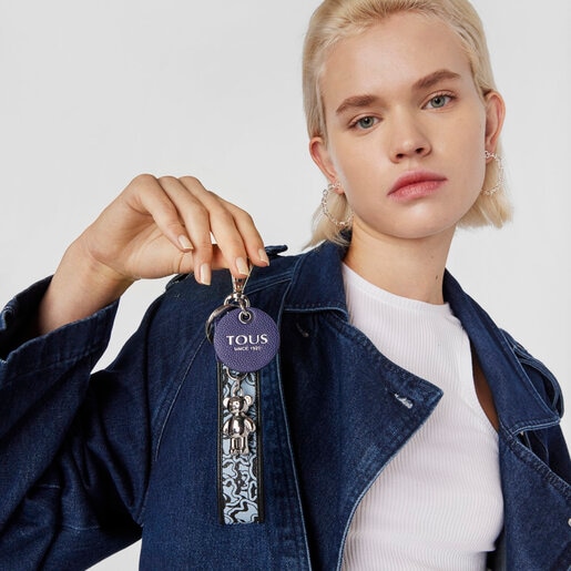 ブルーのキーホルダー TOUS Kaos Mini Ribbon