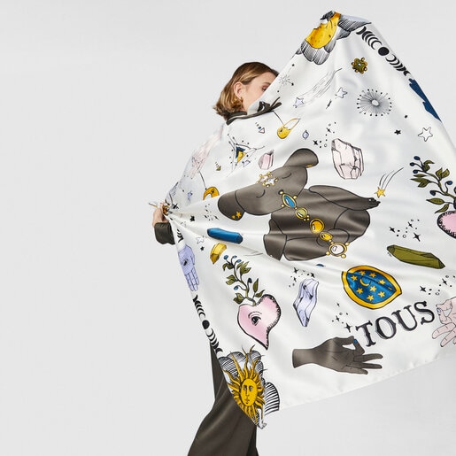 Бежевый шарф TOUS Magic Nature