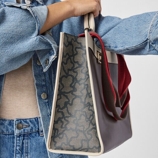 Большая черная сумка-шоппер Kaos Legacy