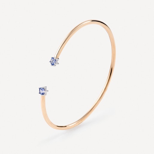 ATELIER 24/7 Bangle in rose Gold with Tanzanites