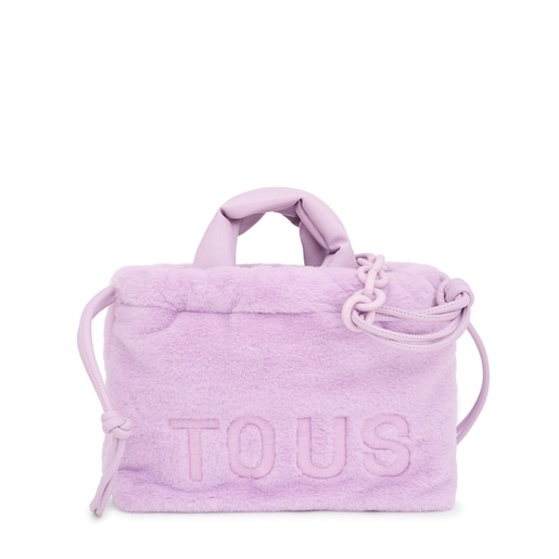 Medium mauve TOUS Cloud Warm One-shoulder bag | TOUS