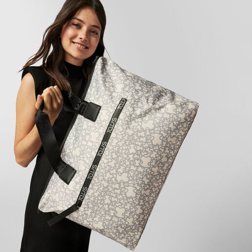 Бежевo-серая спортивная сумка Kaos Mini Sport