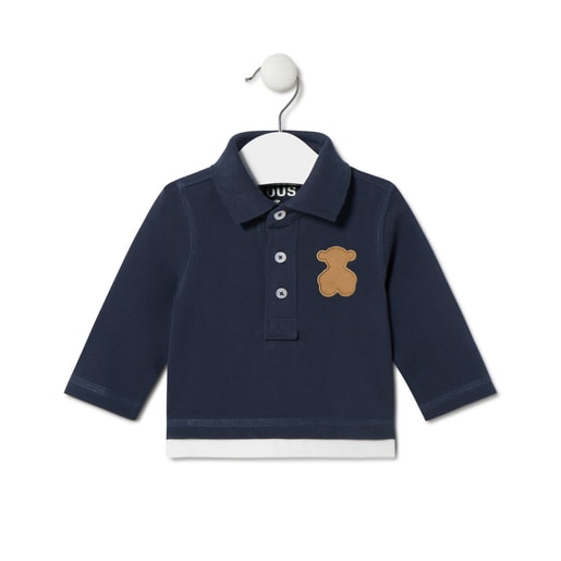 Polo t-shirt in Casual navy blue