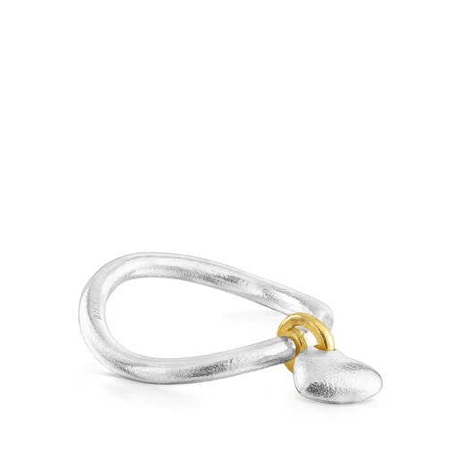 Two-tone Luah heart Ring