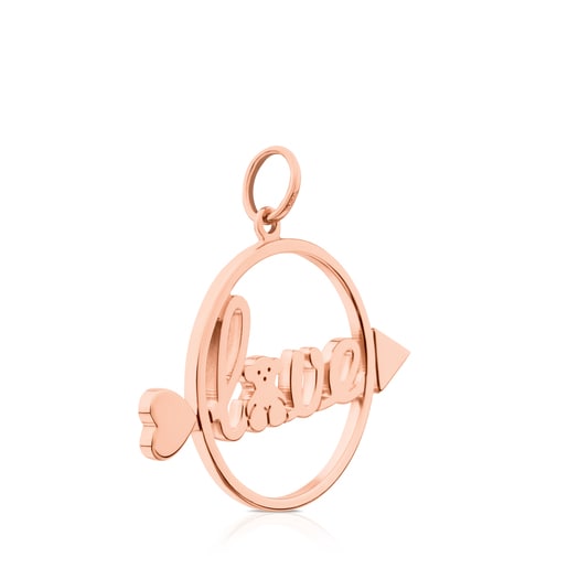 Rose Vermeil Silver San Valentin Pendant