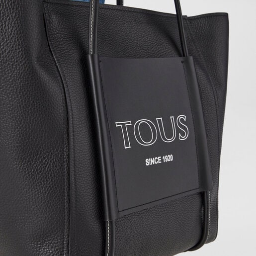 Shopping grande Tous Empire negro de piel