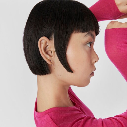 Piercing de acero IP dorado Virtual Garden