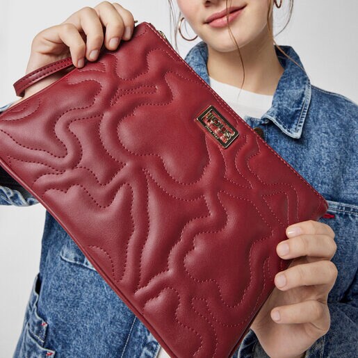 Bolsa clutch Kaos Dream burdeos