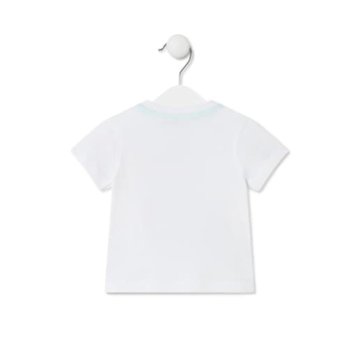 Camiseta Bold Bear Casual blanco