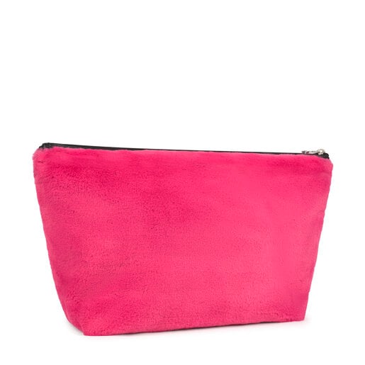 Kleine Handtasche Kaos Shock Fur in Pink