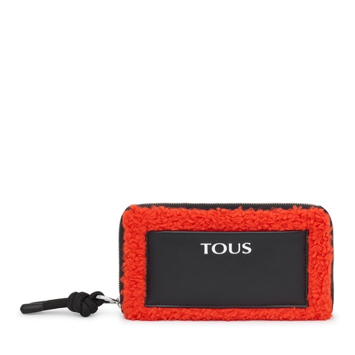 Orange TOUS Empire Fur Wallet