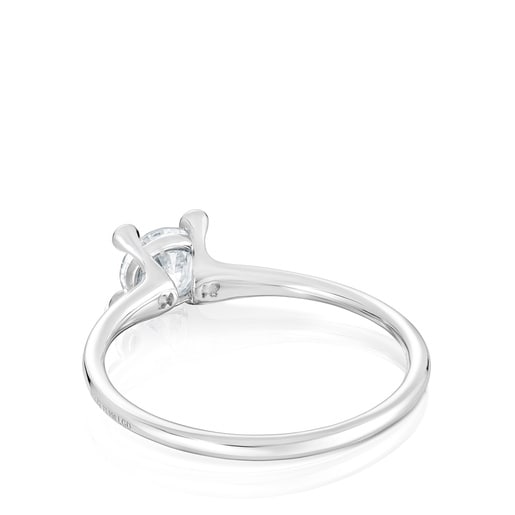 Anillo solitario de platino con diamante creado en laboratorio 0,50 ct Shine LGD