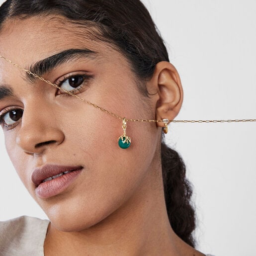 Колье Oceaan Color из вермеля с хризопразом