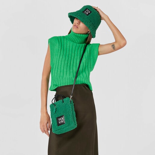 Green TOUS Pop Warm Bucket hat