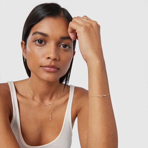 Pulsera de oro y diamantes TOUS Beach