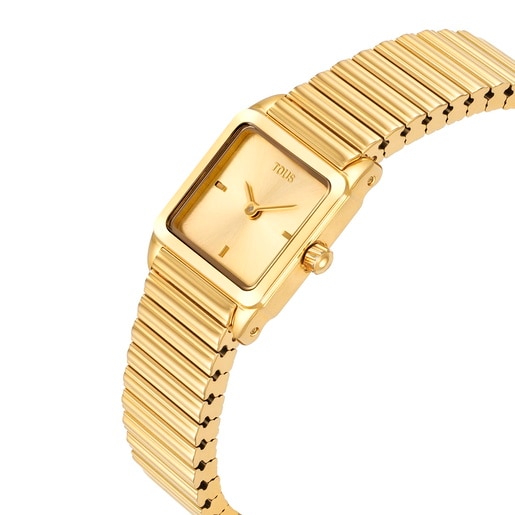 Analog Watch with gold-colored steel bracelet TOUS 1950
