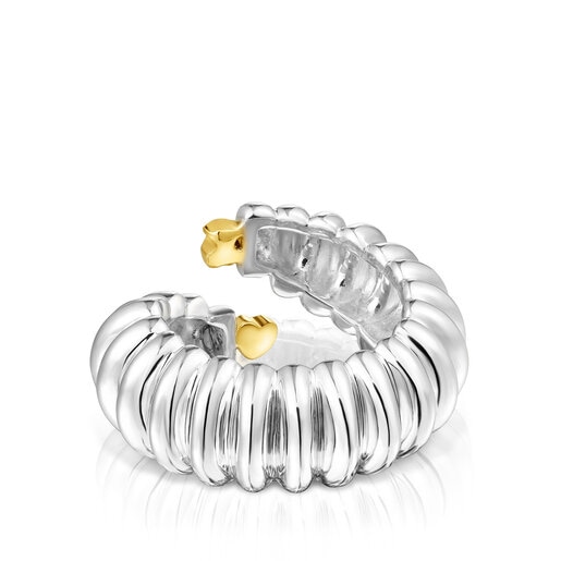 TOUS Silver and vermeil Virtual Garden Open ring | Westland Mall