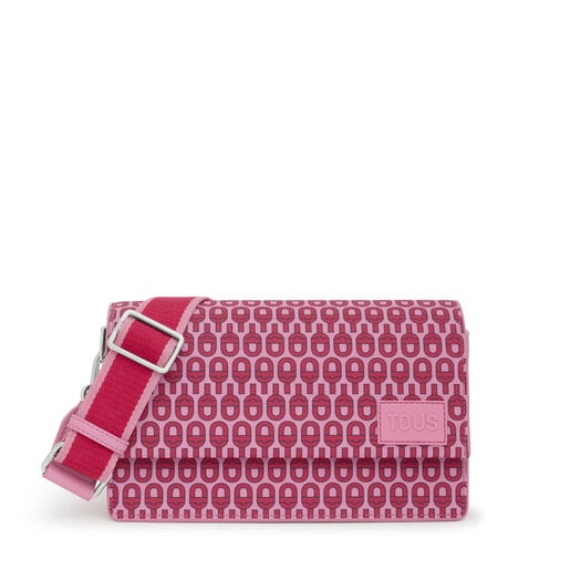 Bandolera Flap mediana fucsia TOUS MANIFESTO Essence