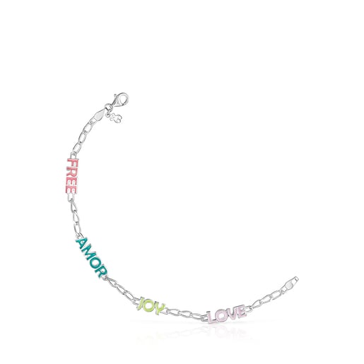 Colored TOUS Crossword Bracelet