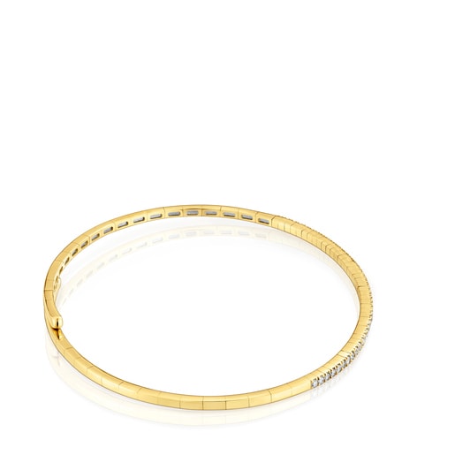 Gold bracelet with diamonds Les Classiques | TOUS