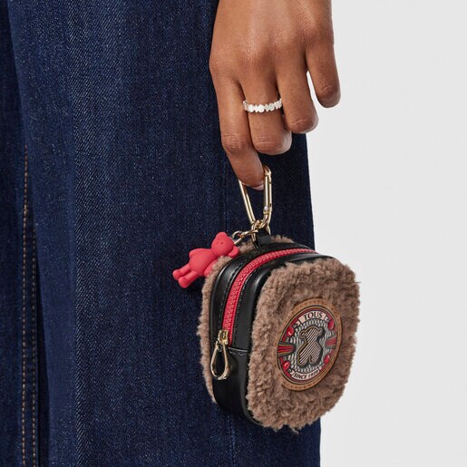 トープカラーのスモールコインパース Amaya Joy