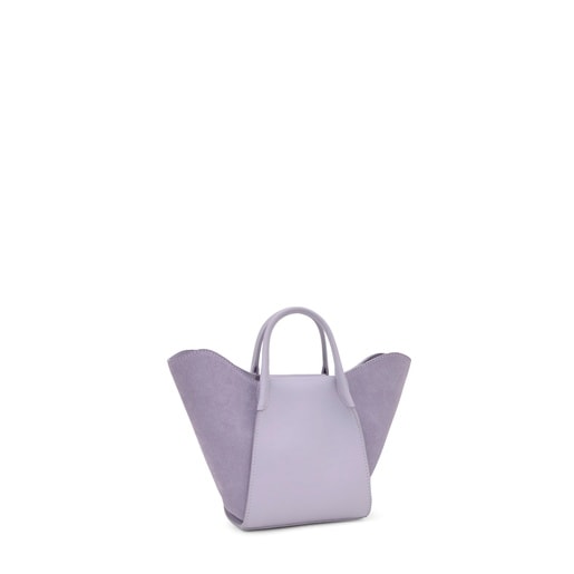 Tote bag color malva piccola TOUS Tulip
