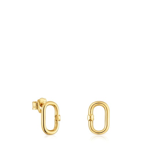 Arracades petites d'or 12 mm Hold Oval