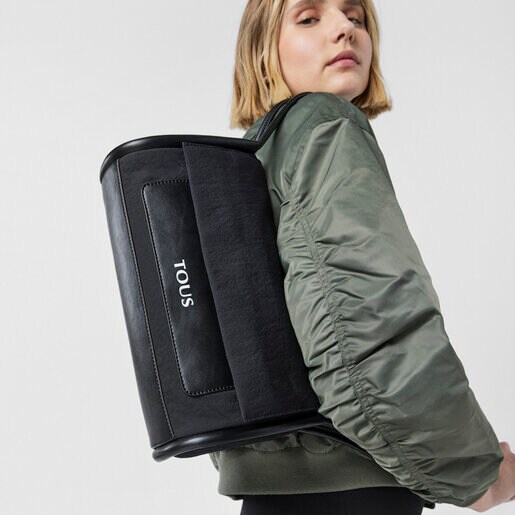 Medium black TOUS Empire Cotton Crossbody bag