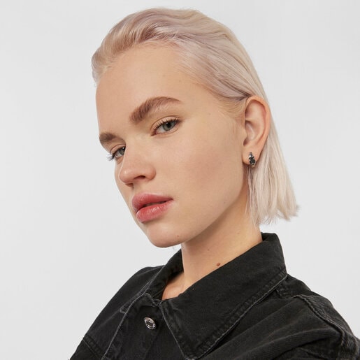 Boucles d'oreilles Gen en Argent