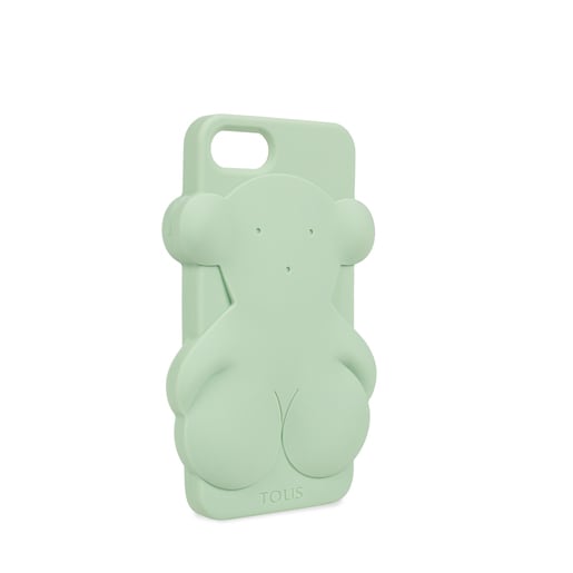 Funda de móvil iPhone 7 Rubber Bear en color verde