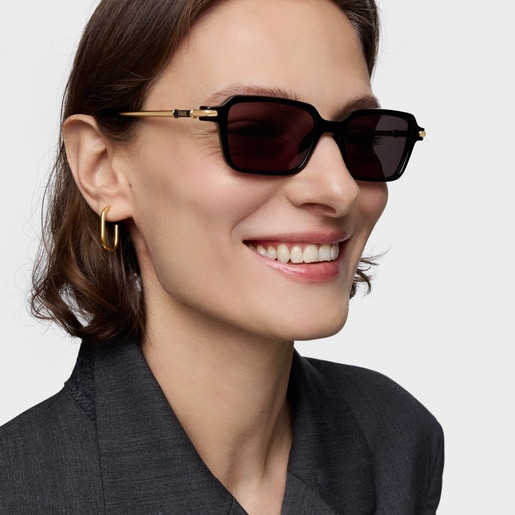 Black Sunglasses TOUS Square Metal
