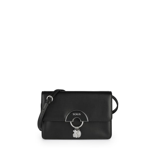 Small black Hold Crossbody Bag