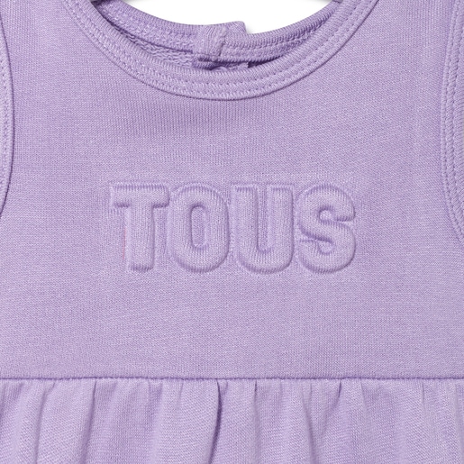 Baby romper in Classic lilac