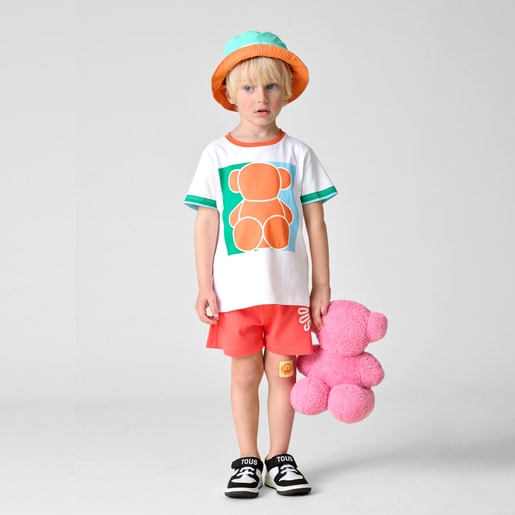 Bold Bear t-shirt in Casual white