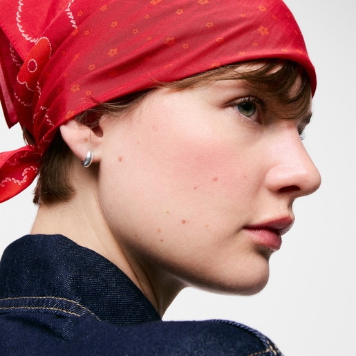 Pañuelo cuadrado rojo TOUS Motifs Paisley
