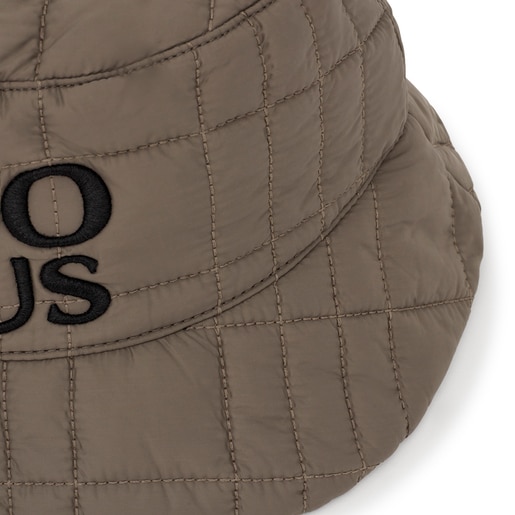 Khaki-colored TOUS Empire Padded Bucket hat