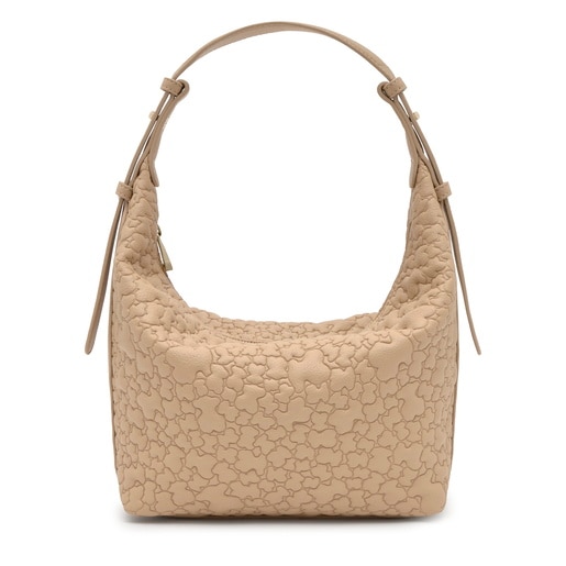 Medium sand-colored Shoulder bag TOUS Puffy Bear