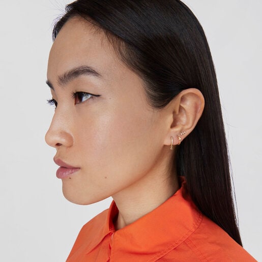 Gold TOUS Basics bear ear Piercing