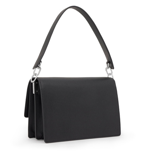 Sac à bandoulière noir moyen TOUS Audree Pockets