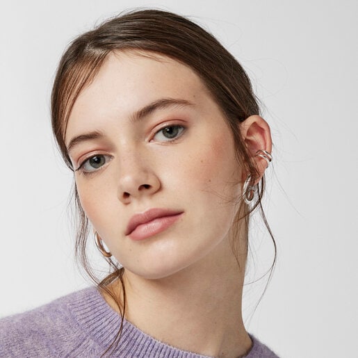 Silver Hav Earcuff