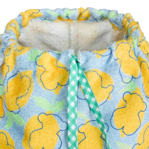 Bolsa de playa niña Lemon azul celeste