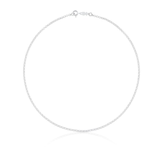 Silver TOUS Chain Choker 40cm.