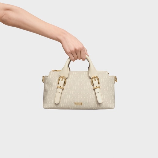 beige Bowling bag TOUS Buckles Silhouette