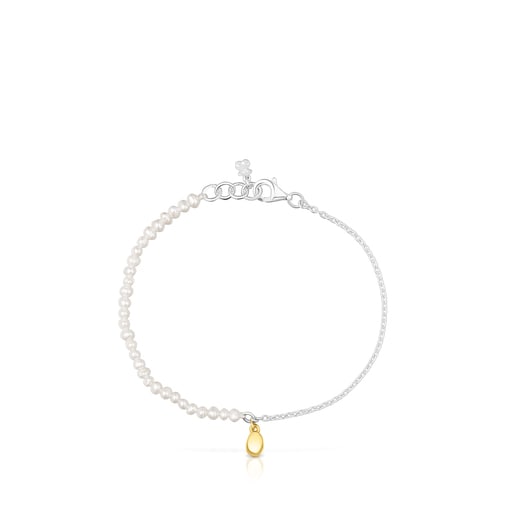 Two-tone pearl TOUS Joy Bits bracelet