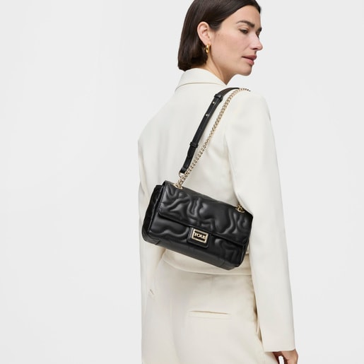 black Kaos Dream Crossbody bag with flap