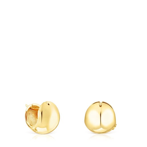 Silver vermeil Plump Ball earrings