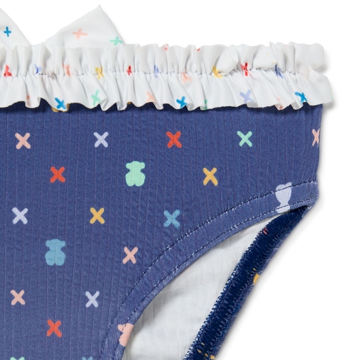Bañador culetín con volantes XSwim Azul Marino