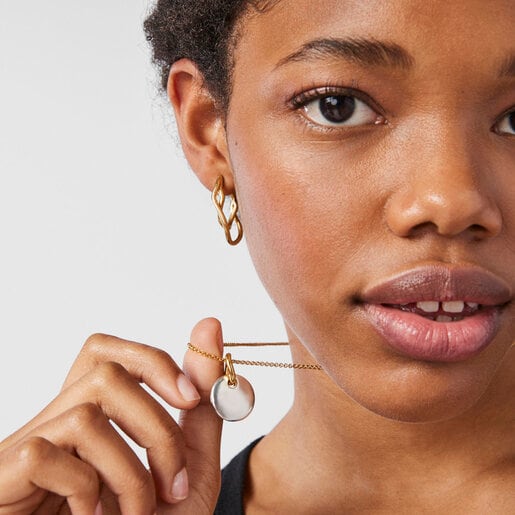 תליון לואה ירח שני צבעים