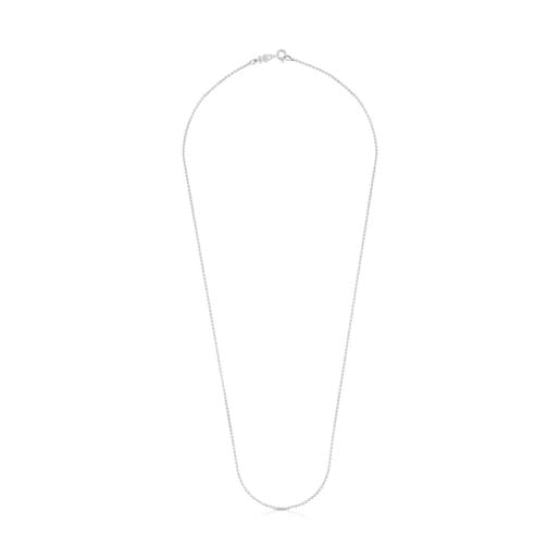 Gargantilla de plata con bolas, 58 cm Chain